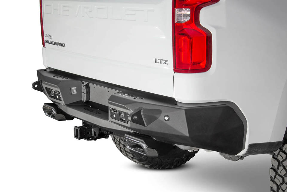 2019-2021 Chevy/GMC 1500 Shadow Armor Rear Bumper with Exhaust Tips