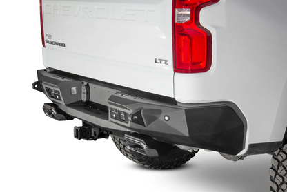 2019-2021 Chevy/GMC 1500 Shadow Armor Rear Bumper with Exhaust Tips