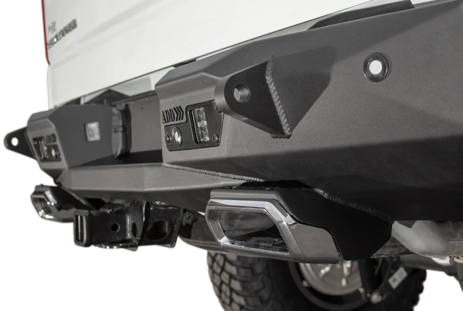 2019-2021 Chevy/GMC 1500 Shadow Armor Rear Bumper with Exhaust Tips
