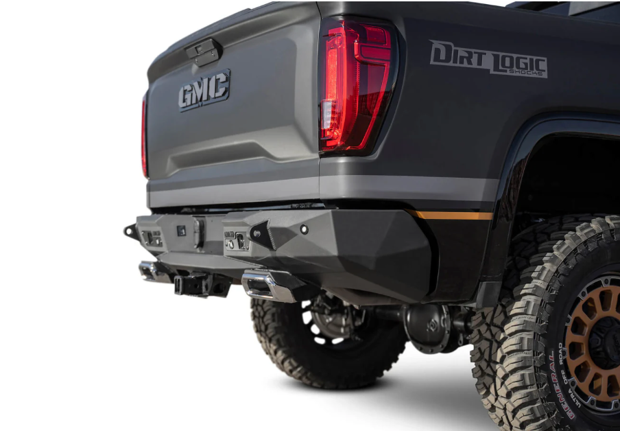 2019-2021 Chevy/GMC 1500 Shadow Armor Rear Bumper with Exhaust Tips