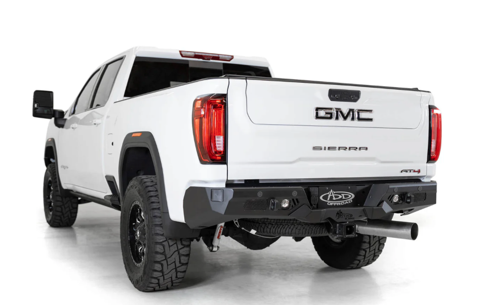 2020-2023 GMC/Chevy 2500 Heavy-Duty Bomber Rear Bumper with Blind Spot Integration