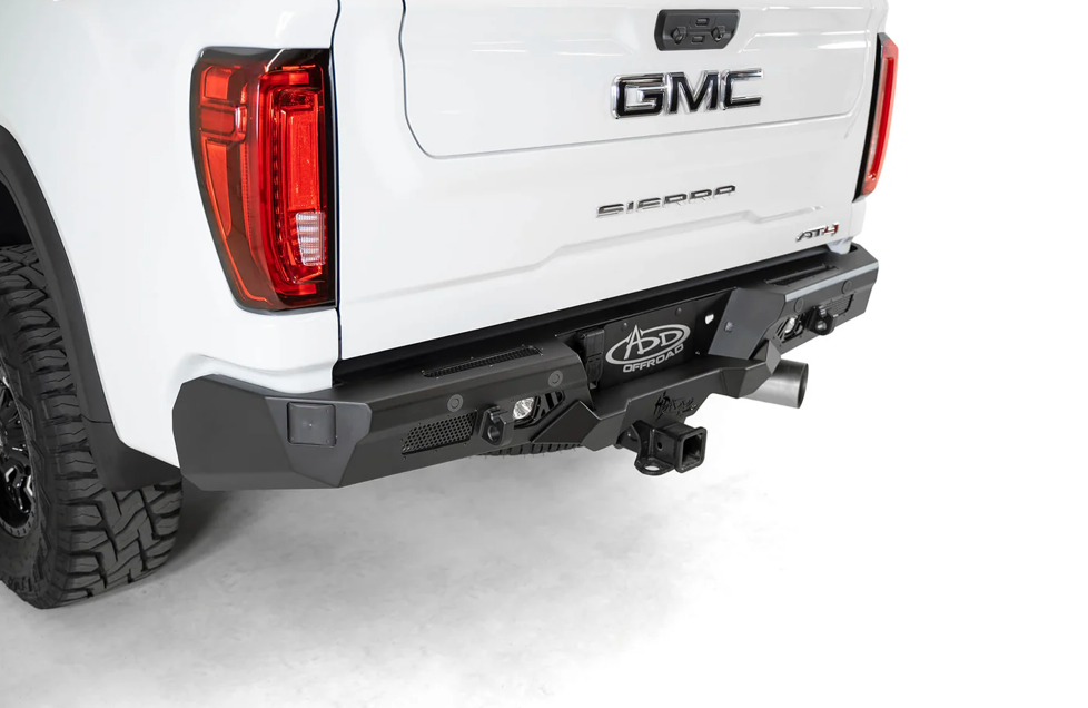 2020-2023 GMC/Chevy 2500 Heavy-Duty Bomber Rear Bumper with Blind Spot Integration