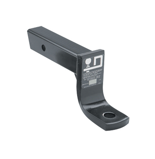 Trailer Hitch Ball Mount | 2-Inch Square Receiver | 8-Inch Drop | 6.75-Inch Rise | 5,000 lbs Capacity | Black