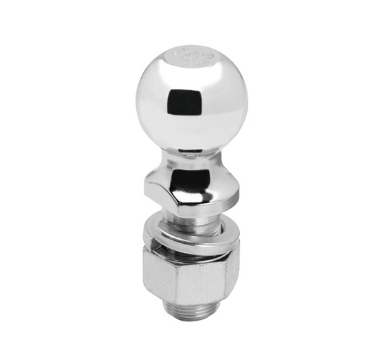 Trailer Hitch Ball | 2-5/16 Inch Diameter | 12,000 lbs. Capacity | 1-1/4 Inch Shank Diameter | 2-3/4 Inch Shank Length | Chrome Finish