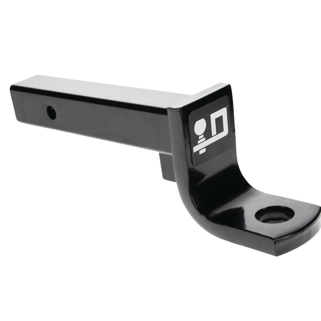 Heavy-Duty Trailer Hitch Ball Mount | 2 Inch Square Receiver | 4 Inch Drop, 2.75 Inch Rise | 10,000 lbs. Capacity | Black