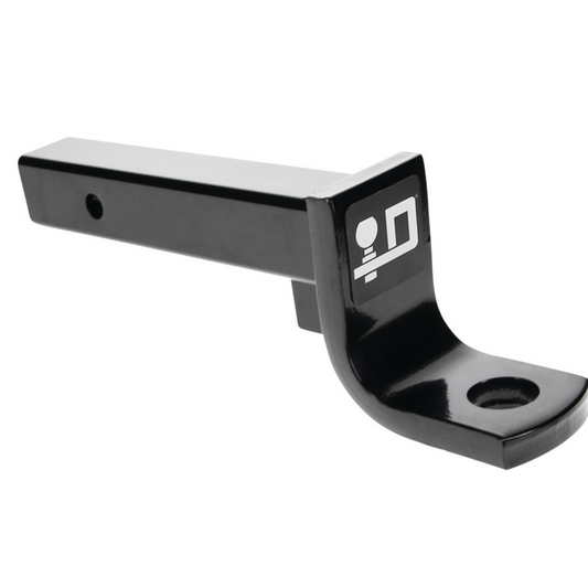 Heavy-Duty Trailer Hitch Ball Mount | 2 Inch Square Receiver | 4 Inch Drop, 2.75 Inch Rise | 10,000 lbs. Capacity | Black