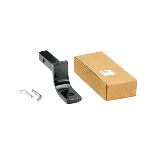 Trailer Hitch Ball Mount | 1-1/4 Inch Square Receiver, 2.75 Inch Drop & Rise, 2,000 lbs Capacity, Includes Pin & Clip, Black