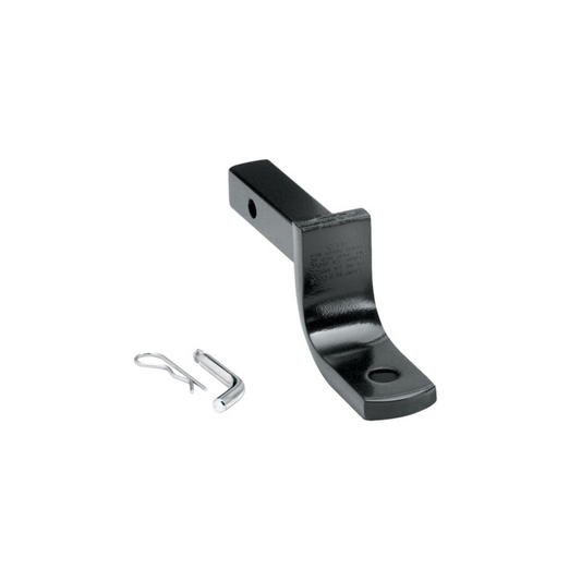 Trailer Hitch Ball Mount | 1-1/4 Inch Square Receiver, 2.75 Inch Drop & Rise, 2,000 lbs Capacity, Includes Pin & Clip, Black