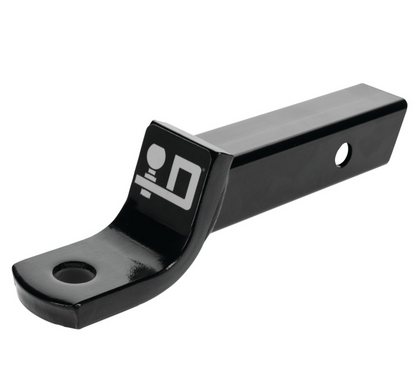 Trailer Hitch Ball Mount | Fits 2 Inch Square Receiver | 2 Inch Drop | 0.75 Inch Rise | 7,500 lbs. Capacity | Black