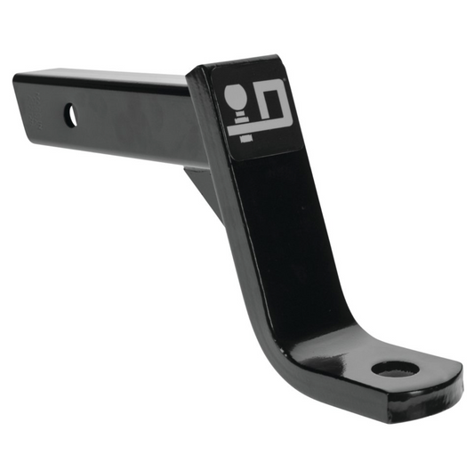 Trailer Hitch Ball Mount | 6-Inch Drop & 4.75-Inch Rise | 7,500 lbs Capacity | Fits 2-Inch Receiver | Black Finish
