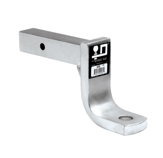 Trailer Hitch Ball Mount | Fits 2 Inch Square Receiver | 6 Inch Drop | 5 Inch Rise | 12,000 lbs. Capacity | Zinc
