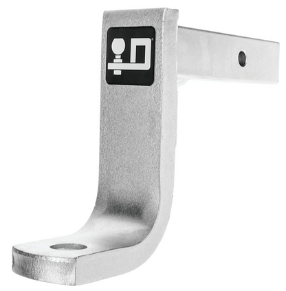 Trailer Hitch Ball Mount | Fits 2 Inch Square Receiver | 8 Inch Drop | 7 Inch Rise | 12,000 lbs. Capacity | Zinc