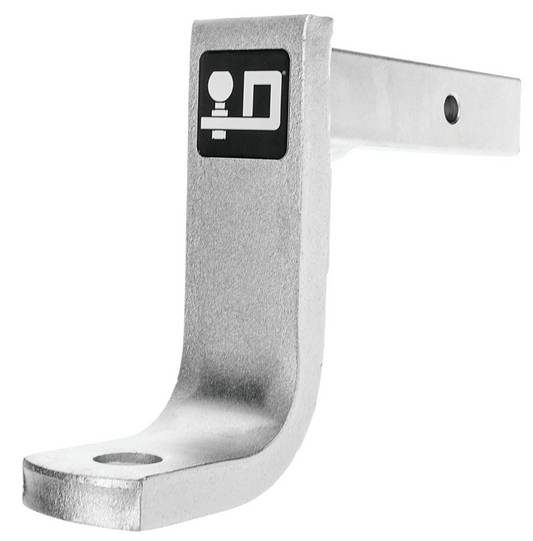 Trailer Hitch Ball Mount | Fits 2 Inch Square Receiver | 8 Inch Drop | 7 Inch Rise | 12,000 lbs. Capacity | Zinc