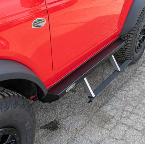 FORD BRONCO 2021-2022 2 DOOR STEP SLIDERS 3RD GEN PASSENGER SIDE SUB PART
