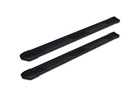 6IN OEM RUNNING BOARDS-BLACK TEXTURED FOR NISSAN TITAN (2004-2020) & FORD RANGER (2019-2020)