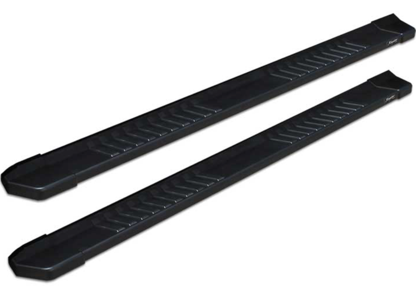 CHEVY/GMC SILVERADO/SIERRA CREW CAB 6IN BLACK TXT ALUMINUM OEM RUNNING BOARDS (2019-2025)