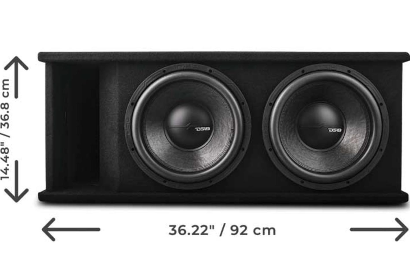 BASS PACKAGE 2xZR12D4 12IN SUBWOOFERS IN A PORTED BOX 3000W Loaded Subwoofer