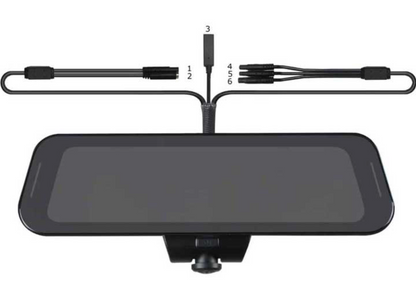 10IN FRAMELESS TOUCHSCREEN REAR VIEW MIRROR WITH 360 SURROUND VIEW DASH CAMERA (FULL PACKAGE)