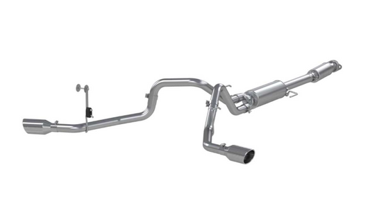 2021-2025 FORD F-150 V6 2.7L/3.5L ECOBOOST 5.0L SS 3 IN CAT-BACK 2.5 IN DUAL SPLIT SIDE EXHAUST