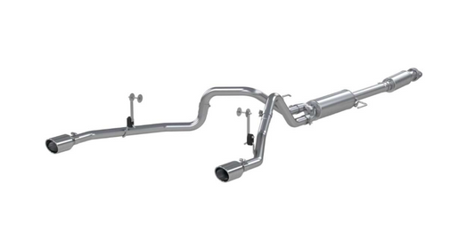 2021-2025 FORD F-150 V6 2.7L/3.5L ECOBOOST 5.0L ALUMINIZED 3 IN CAT-BACK 2.5 IN DUAL SPLIT REAR EXHAUST