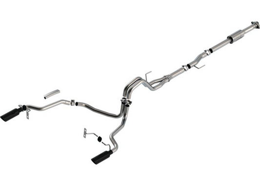 2021-2025 FORD F-150 2.7L/3.5L V6 4DR CC SB EC STB SS CAT-BACK ATAK BORLA EXHAUST SYSTEM