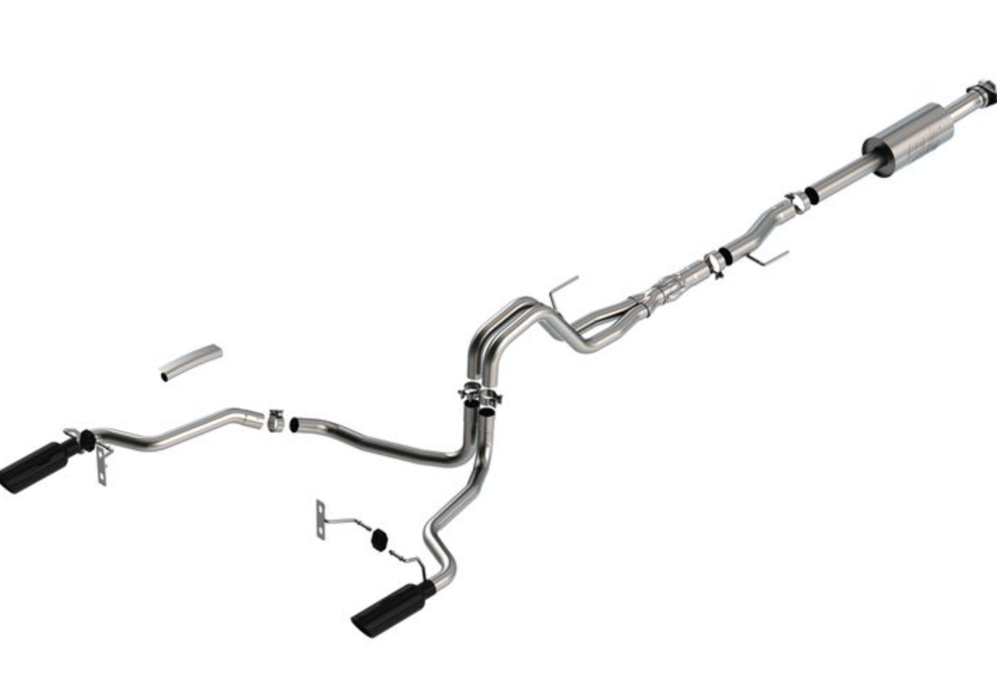 2024-2025 FORD F-150 5.0L V8 4DR CC SB EC STB SS CAT-BACK ATAK EXHAUST SYSTEM Extended Cab (Super cab) & Crew Cab Pickup (Super Crew)