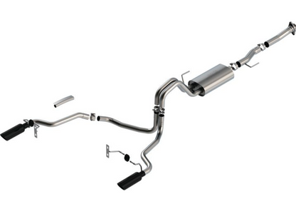 2024-2025 FORD F-150 5.0L V8 2DR RC SB SS CAT-BACK S-TYPE EXHAUST SYSTEM Standard Cab Pickup