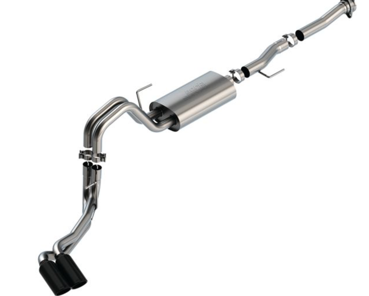 2024-2025 FORD F-150 5.0L V8 2DR RC SB SS CAT-BACK S-TYPE EXHAUST SYSTEM Standard Cab Pickup