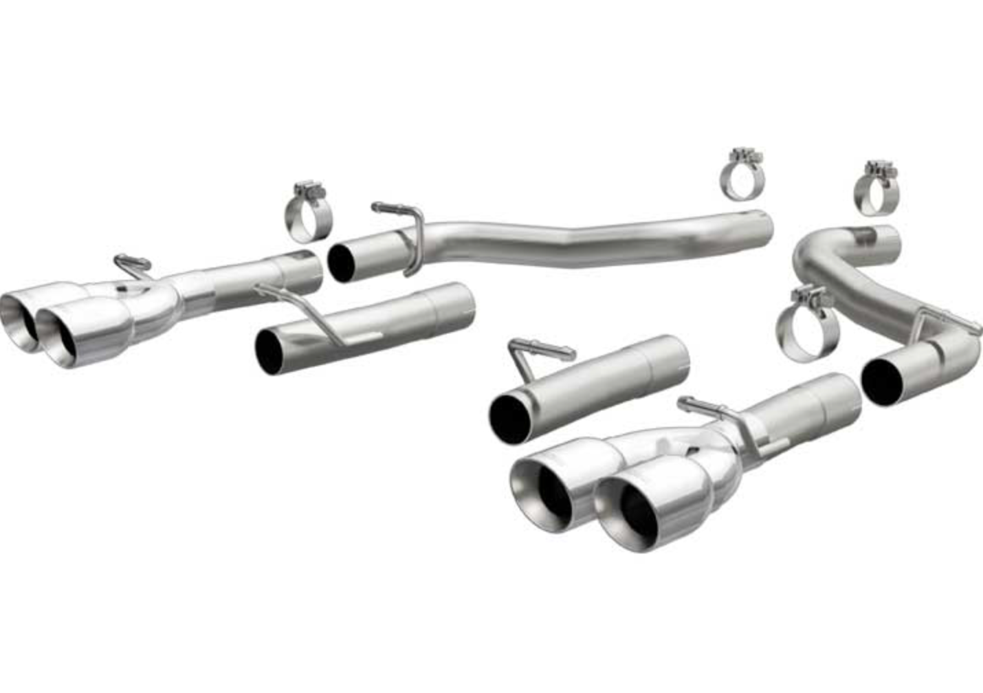 2015-2023 DODGE CHALLENGER V6 3.6L RACE SERIES AXLE-BACK EXHAUST SYSTEM