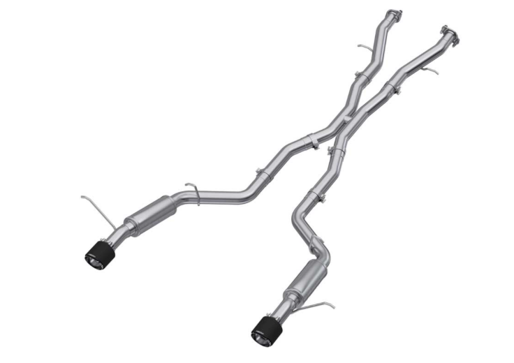 2018-2024 DODGE  DURANGO SRT/SRT HELLCAT 6.2L/6.4L SS 3 IN CAT-BACK EXHAUST SYSTEM DUAL CARB