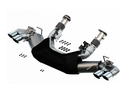 2020-2025 CHEVY CORVETTE C8 6.2L V8 AT RWD 2DR 3IN S-TYPE CHROME TIPS (BORLA)
