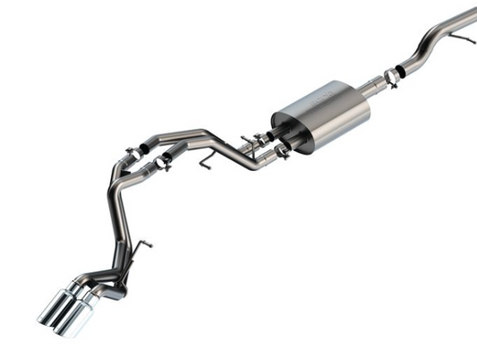 2021-2025 CHEVY TAHOE/GMC YUKON V8 5.3L V8 CAT-BACK TOURING EXHAUST SYSTEM W/CHROME TIPS