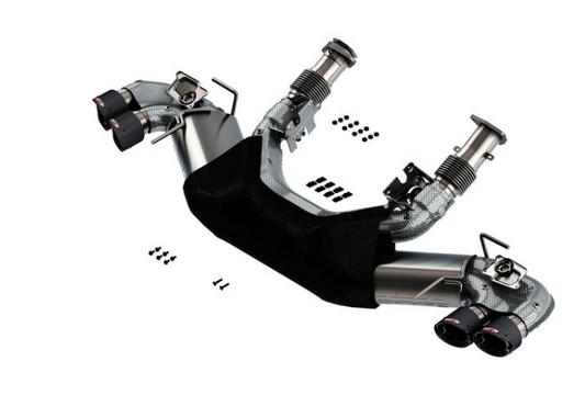 2020-2025 CHEVY CORVETTE C8 6.2L V8 AT RWD 2DR 3IN S-TYPE CARBON FIBER TIPS