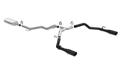 2020-2024 JEEP GLADIATOR STREET SERIES CAT-BACK EXHAUST SYSTEM BLACK
