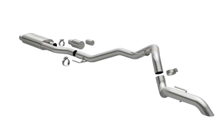 2020-2024 JEEP GLADIATOR OVERLAND SERIES CAT-BACK EXHAUST SYSTEM