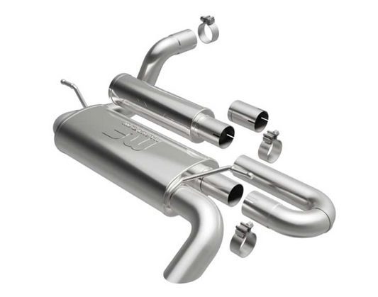 2018-2024 JEEP WRANGLER OVERLAND SERIES AXLE-BACK EXHAUST SYSTEM