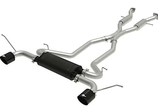 2014-2021 JEEP GRAND CHEROKEE V8/5.7L VULCAN SERIES 3IN 304SS CAT-BACK EXHAUST SYS BLK