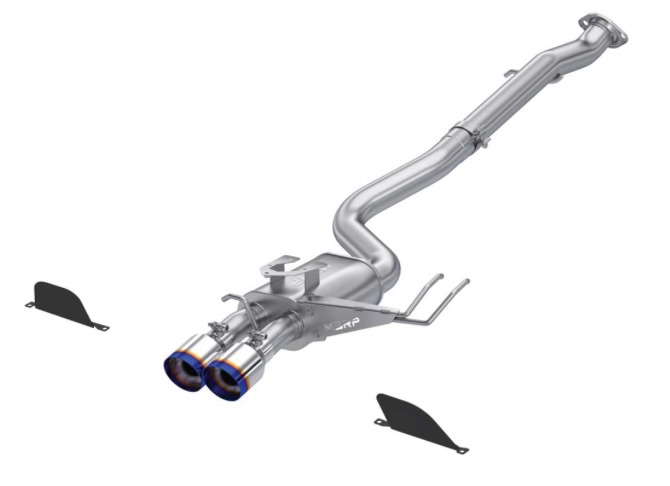 2023-2025 TOYOTA COROLLA GR 1.6L SS 3 IN CAT-BACK EXHAUST SYSTEM DUAL BURNT END TIPS