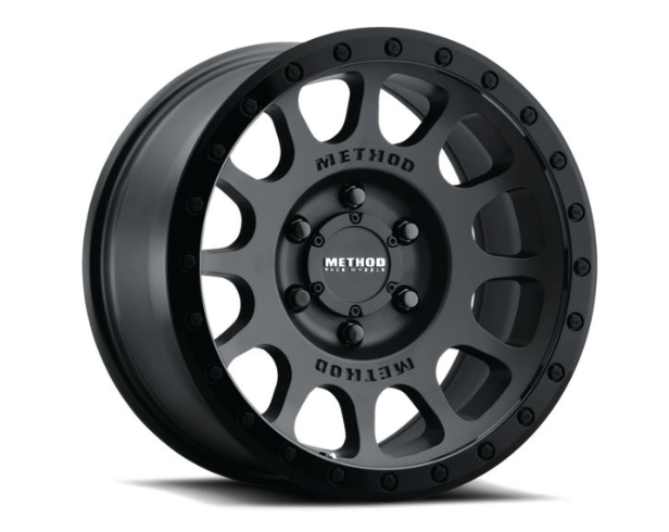 MR305 NV 18X9 -12MM OFFSET 6X5.5 108MM CB GLOSS/MATTE BLACK (Check Description For Vehicles This Fits)