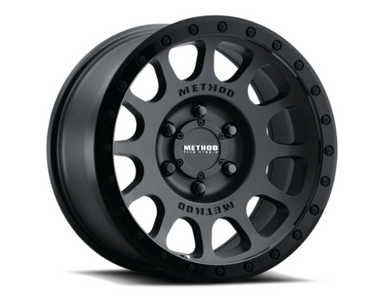 MR305 NV 18X9 -12MM OFFSET 6X5.5 108MM CB GLOSS/MATTE BLACK (Check Description For Vehicles This Fits)