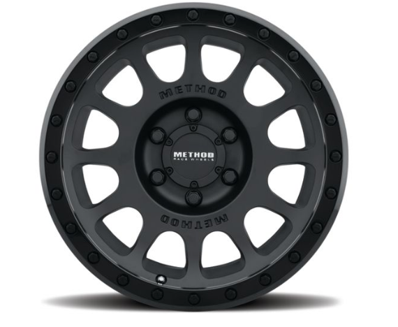 MR305 NV 18X9 -12MM OFFSET 6X5.5 108MM CB GLOSS/MATTE BLACK (Check Description For Vehicles This Fits)