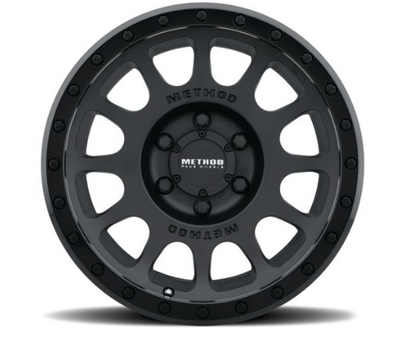 MR305 NV 18X9 -12MM OFFSET 6X5.5 108MM CB GLOSS/MATTE BLACK (Check Description For Vehicles This Fits)