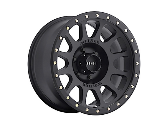 20X10 NV, -18MM OFFSET, 6X5.5, 108MM CENTERBORE, MATTE BLACK (Check Description For Vehicles This Fits)