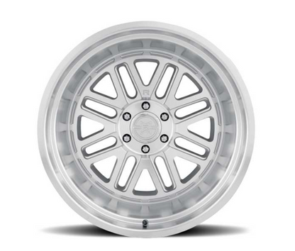 MR804, 22X10, -18MM OS, 6X5.5, 106.25MM CB, MACHINED - CLEAR COAT (Check Description For Vehicles This Fits)