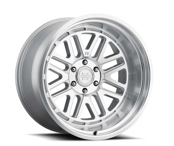MR804, 22X10, -18MM OS, 6X5.5, 106.25MM CB, MACHINED - CLEAR COAT (Check Description For Vehicles This Fits)