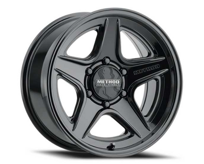 MR319, 17X8.5, 0MM OS, 6X135, 87MM CB, GLOSS BLACK (Check Description For Vehicles This Fits)