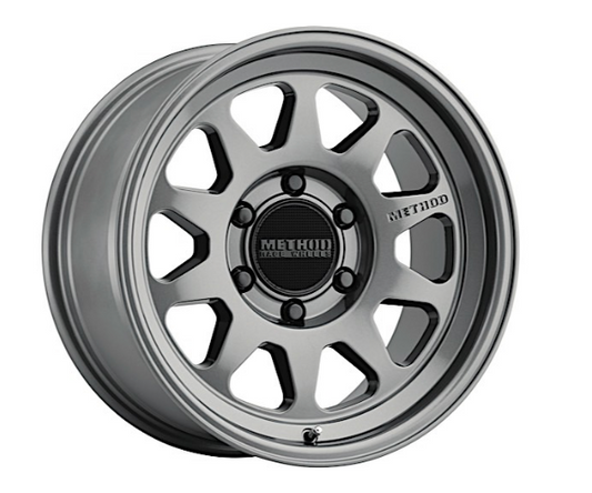 MR316, 18X9, +18MM OFFSET, 6X135, 87MM CENTERBORE, GLOSS TITANIUM (Check Description For Vehicles This Fits)