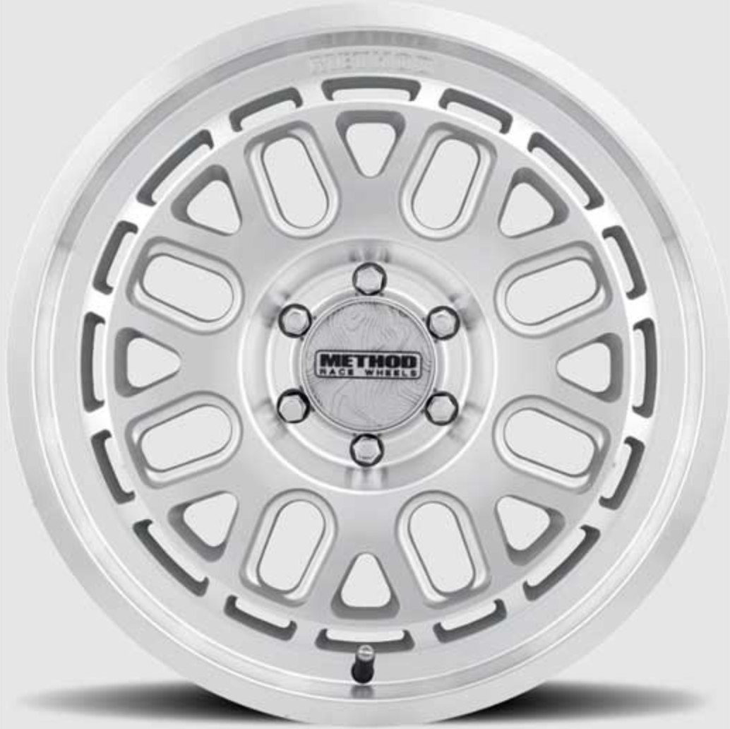 MR321, 20X9, +18MM OS, 6X135, 87MM CB, MACHINED - CLEAR COAT (Check Description For Vehicles This Fits)