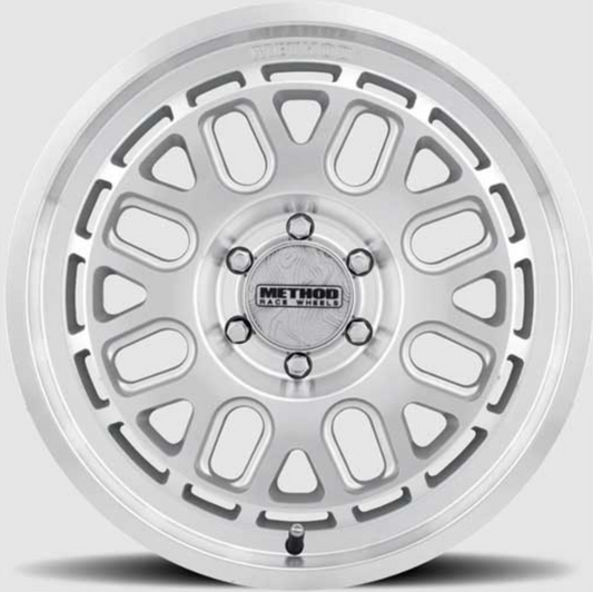 MR321, 20X9, +18MM OS, 6X135, 87MM CB, MACHINED - CLEAR COAT (Check Description For Vehicles This Fits)