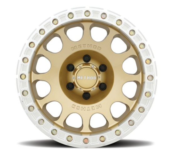 MR105 BEADLOCK 17X9 MR105 V3 5x5 3.5 BS -38 OS 71.5 CB GOLD (Check Description For Vehicles This Fits)